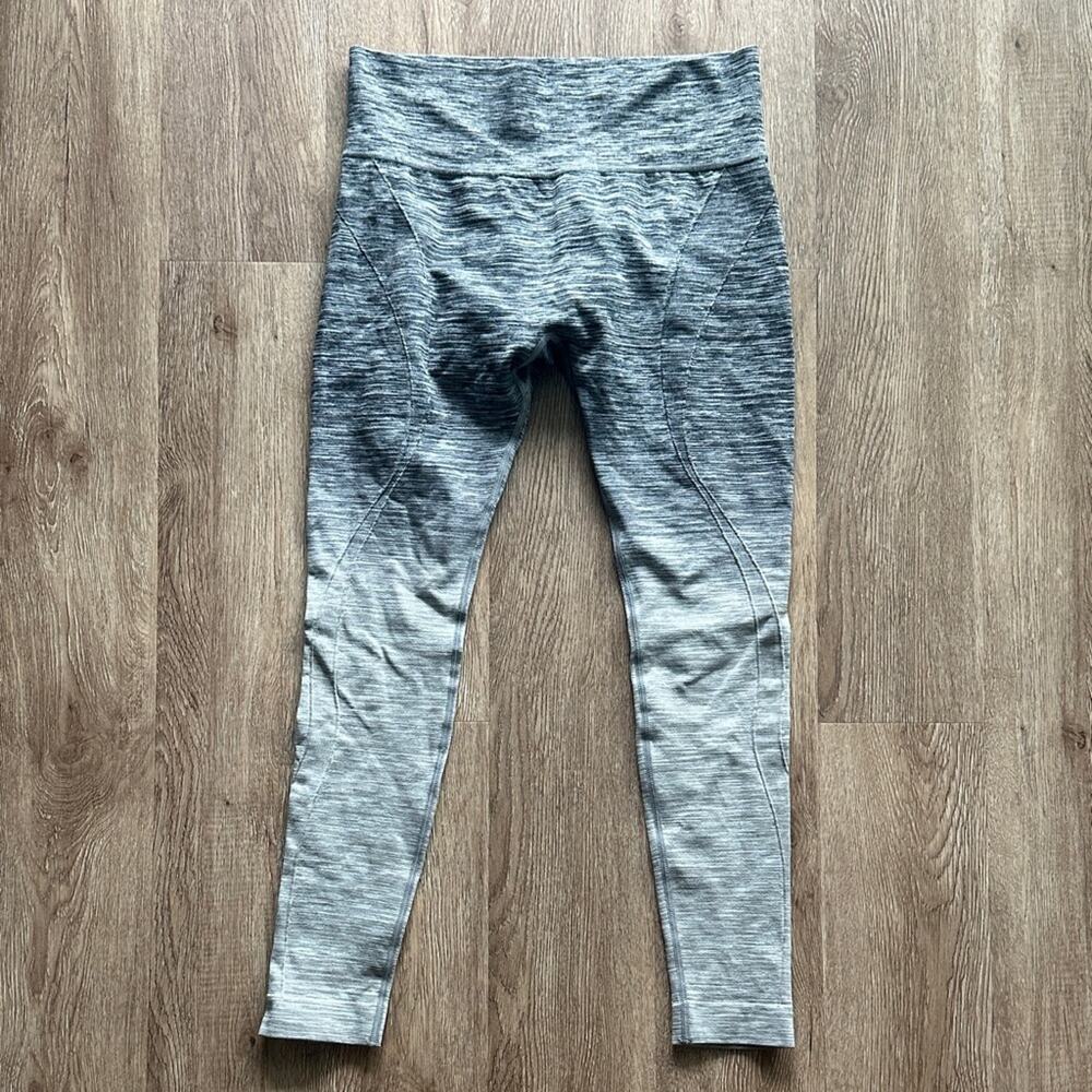 Electric‎ Yoga Seamless Leggings Grey Ombre Size M/L Activewear Yoga Pants